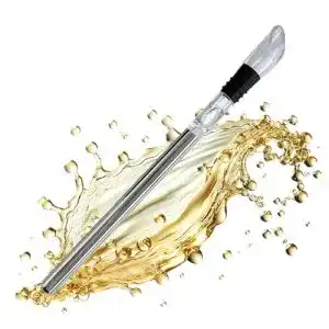 Weinkühler Wine Sceptre Weinkühlstab mit Belüfter aus Edelstahl