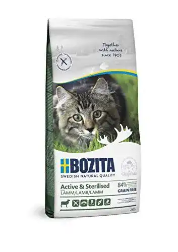 Bozita Active & Sterilised Getreidefreies Katzenfutter mit Lamm 2 kg