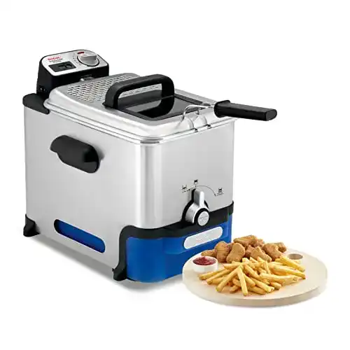 Kaltzonen-Fritteuse Tefal FR8040 Oleoclean Pro Inox und Design
