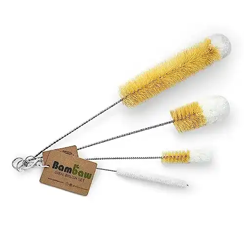 Flaschenbürste Bambaw, Set, Spülbürste Flaschen, Babyflaschen
