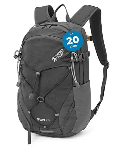 Rucksack mit Netzrücken Terra Peak 20L Flex 20 für Outdoor-Aktivitäten