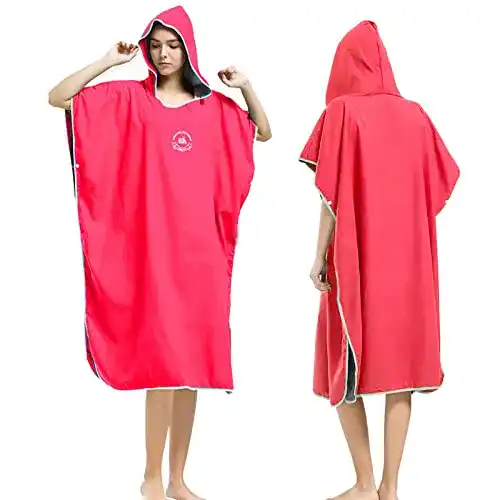 Surf Poncho Hiturbo aus Mikrofaser – Umziehhilfe für Strand und Schwimmbad