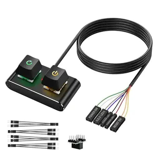 Power-Button Sinloon Gehäuse Zubehör für Externen PC/ATX-Schalter