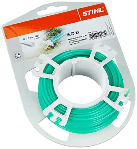 Mähfaden 2 mm Stihl 9302335 für Rasentrimmer, 15,3 m Länge