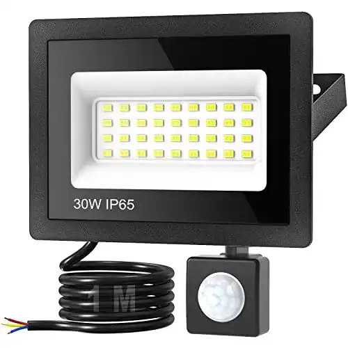 LED-Strahler mit Bewegungsmelder von Kolpop für Außenanwendung