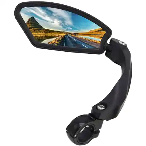 Fahrradspiegel Arkham Rückspiegel aus Edelstahl für Lenker von 21-26mm