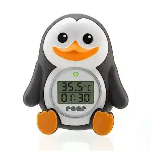 Badethermometer für Babys von Reer mit Pinguin-Motiv