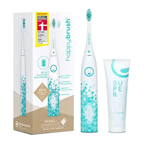 Elektrische Zahnbürste Happybrush Schall-Zahnbürste Eco VIBE 3