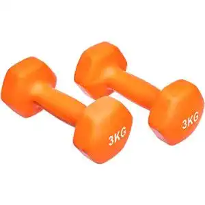 Hanteln 3 kg Set Neopren Kurzhanteln für Fitness und Training