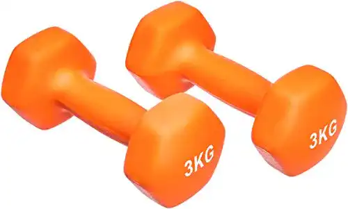 Hanteln 3 kg Set Neopren Kurzhanteln für Fitness und Training