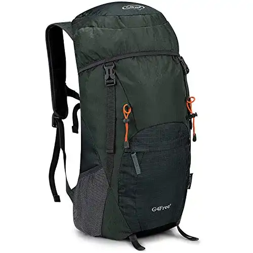 Rucksack 40 Liter G4Free Ultraleicht Faltbarer Trekkingrucksack