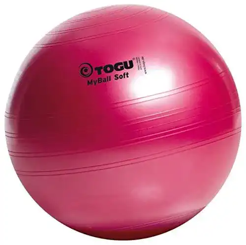 Gymnastikball Togu My-Ball Soft, Rubinrot, 65 cm, 418652
