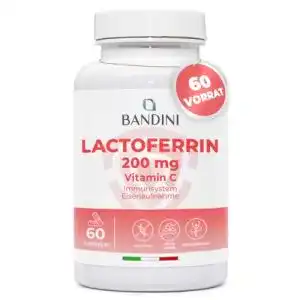 Lactoferrin Bandini 60 Kapseln mit 200 mg Lactoferrin und 60 mg Vitamin C