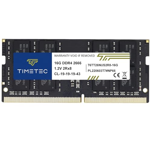 Timetec 16GB DDR4 RAM 2666MHz PC4-21300 Non-ECC Unbuffered