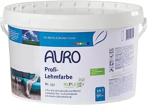 Lehmfarbe Auro Profi Nr. 331 10 Liter für Innenräume