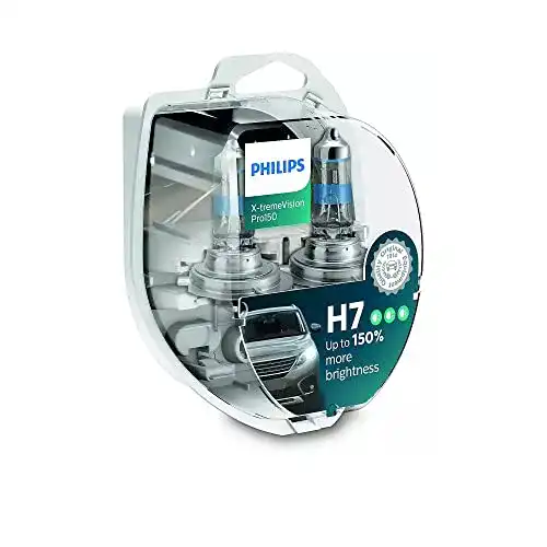 Philips H7 Halogen Scheinwerferlampe X-tremeVision Pro150 im Doppelset