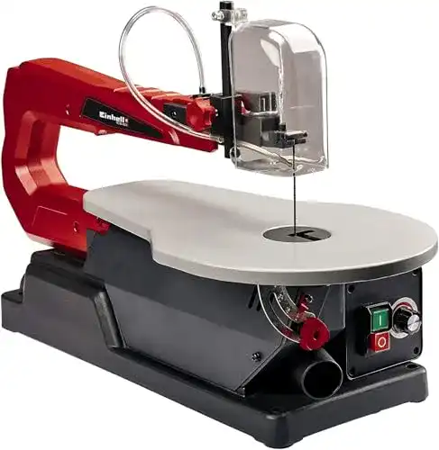 Dekupiersäge Einhell TC-SS 405 E mit stabilem Gestell und verstellbarem Tisch