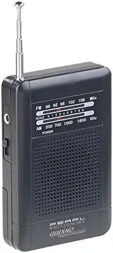 Batterieradio Pearl Mittelwellenradio im Taschenformat