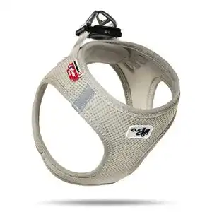 Hundegeschirr Curli Weste Harness Air-Mesh Grau Größe L
