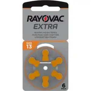 Rayovac Hörgerätebatterien Größe 13 – 60 Stück Packung