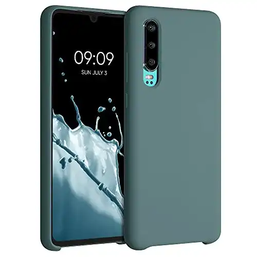 Kwmobile Hülle für Huawei P30 – Silikon Case mit kabellosem Laden