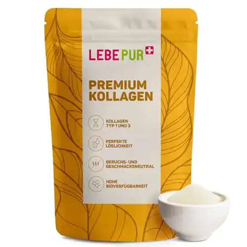 Kollagenhydrolysat Lebepur Kollagen Pulver 550g – Bioaktives Produkt