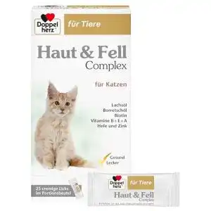 Vitamine für Katzen von Doppelherz für Haut und Fell 25 Stück