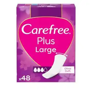 Carefree Slipeinlagen Plus Large ohne Duft 48 Stück