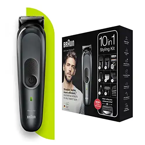 Akku-Haarschneider Braun Multi-Grooming-Kit 7, 10-in-1 Barttrimmer