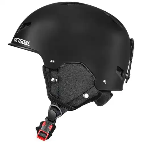 Skihelm von Victgoal für Herren und Damen mit Ohrpolstern