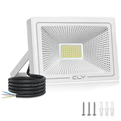 LED-Strahler CLY 50W Außenstrahler mit 4300lm und IP66 Wasserdichtigkeit