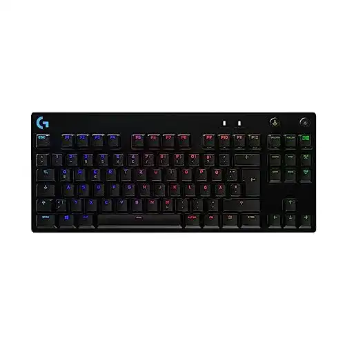 Logitech G PRO Mechanische Gaming-Tastatur ohne Nummernblock