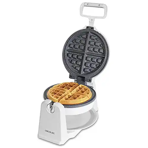 Cecotec Waffeleisen Fun Gofrestone Sphere mit drehbarem Design