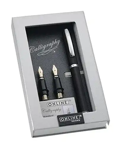 Kalligrafie-Füller Set Vision Black 36646 für kreatives Schreiben