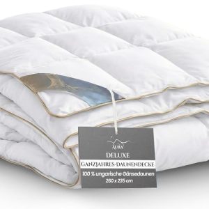 Bettdecke Aura Down Bedding Aura Gold 260 x 235 cm