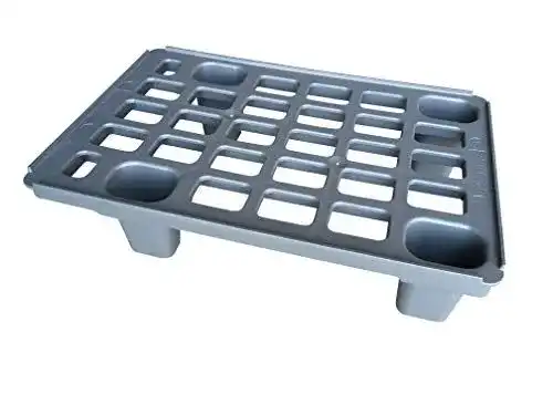 Kunststoffpalette Auer Leichtpalette 60×40 im Viertel-Europalettenmaß