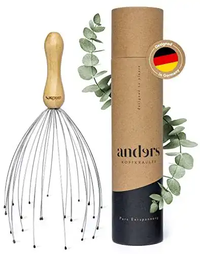 Kopfmassage-Spinne Anders – Kopfmassagegerät mit 24 Fingern