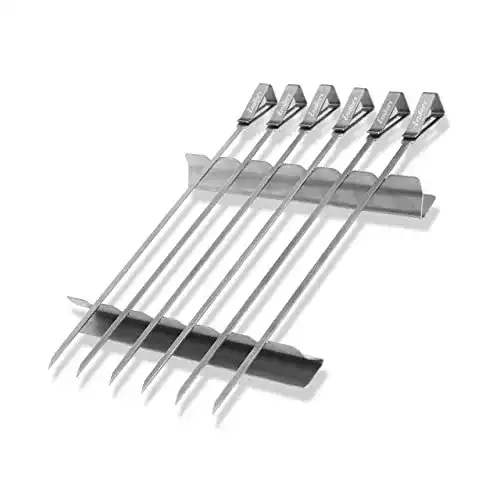 Edelstahl Schaschlikspieß-Set von Enders für Grillliebhaber