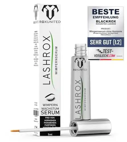 Wimpernserum ohne Hormone von Blackrox Roxunited Cosmetics Lashrox