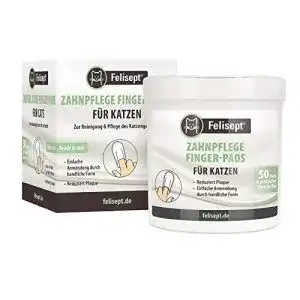 Felisept Zahnpflege Finger-Pads für Katzen, 50 Stück
