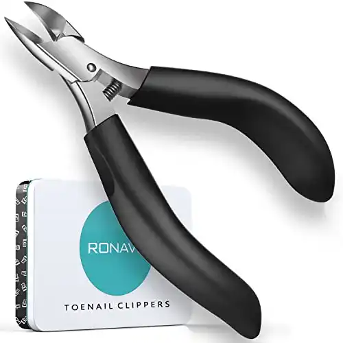 Fußnagelzange RONAVO – Orthopädische Nagelschere für Zehennägel