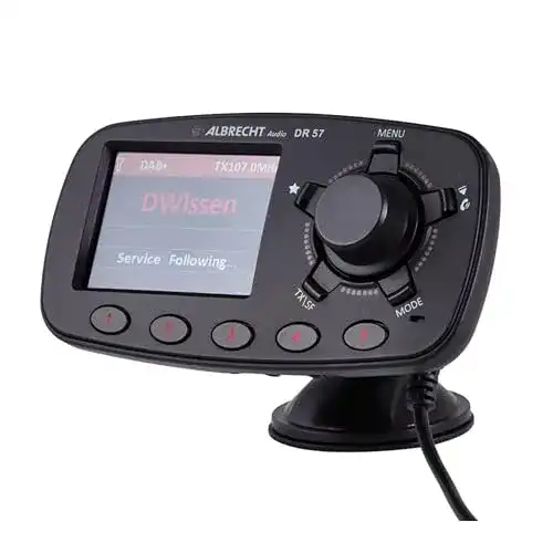 DAB-FM-Transmitter Albrecht DR 57 für Fahrzeugupgrade