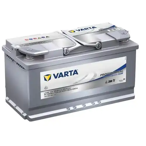 AGM-Batterie 95Ah Varta Professional Dual Purpose für Caravans und Boote