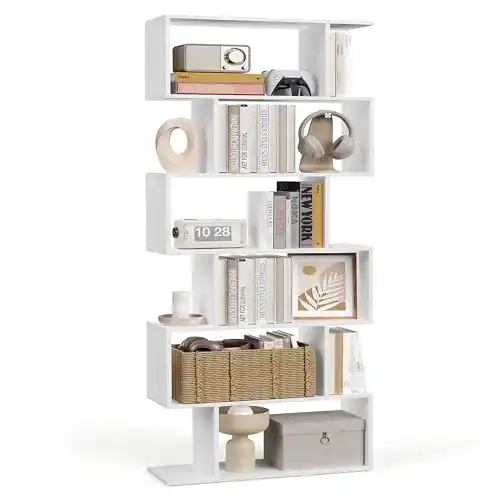 Bücherregal VASAGLE mit 6 Ebenen für Wohnzimmer und Büro