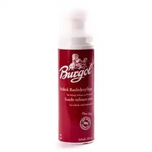 Burgol Nubuk Wildlederspray 100 ml Flasche mit Schwammaufträger