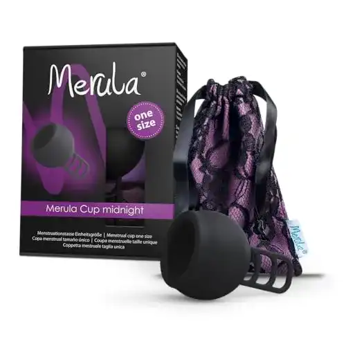 Menstruationstasse Merula Cup midnight schwarz in Einheitsgröße