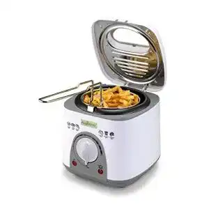 Mini-Fritteuse Augosma mit Öl und 850-950W für 1-2 Personen