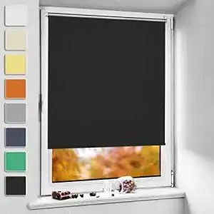 Thermo-Rollo NoCon Verdunklungsrollo Klemmfix ohne Bohren