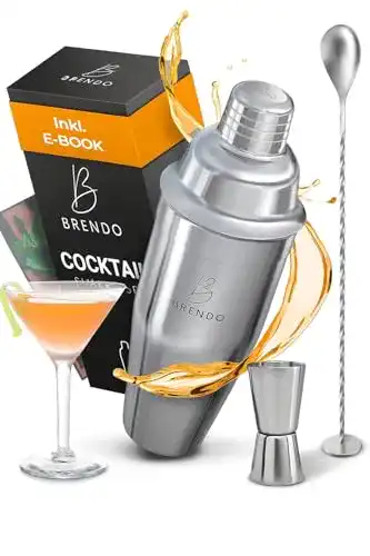 3-teiliges Brendo Cocktailmixer Set für die Cocktailzubereitung