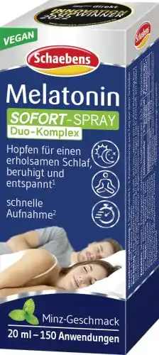 Melatonin Spray von Schaebens, zuckerfrei, 20 ml
